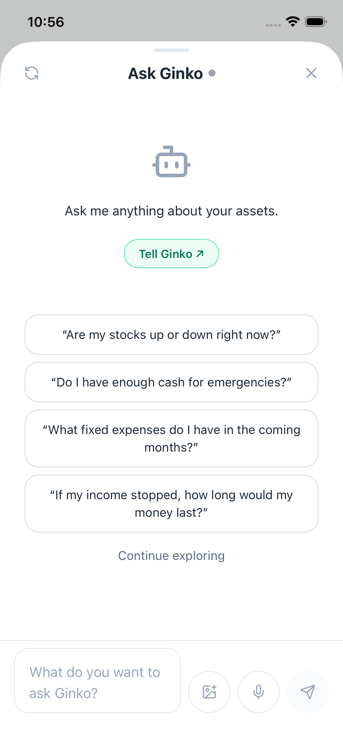 Ask Ginko response