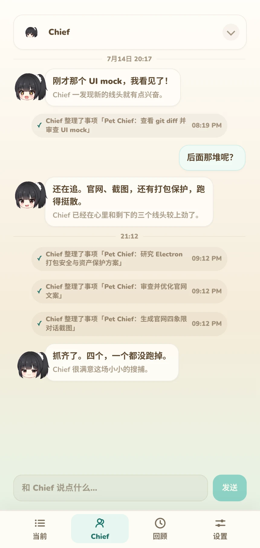 Chief 整理四项网站相关工作